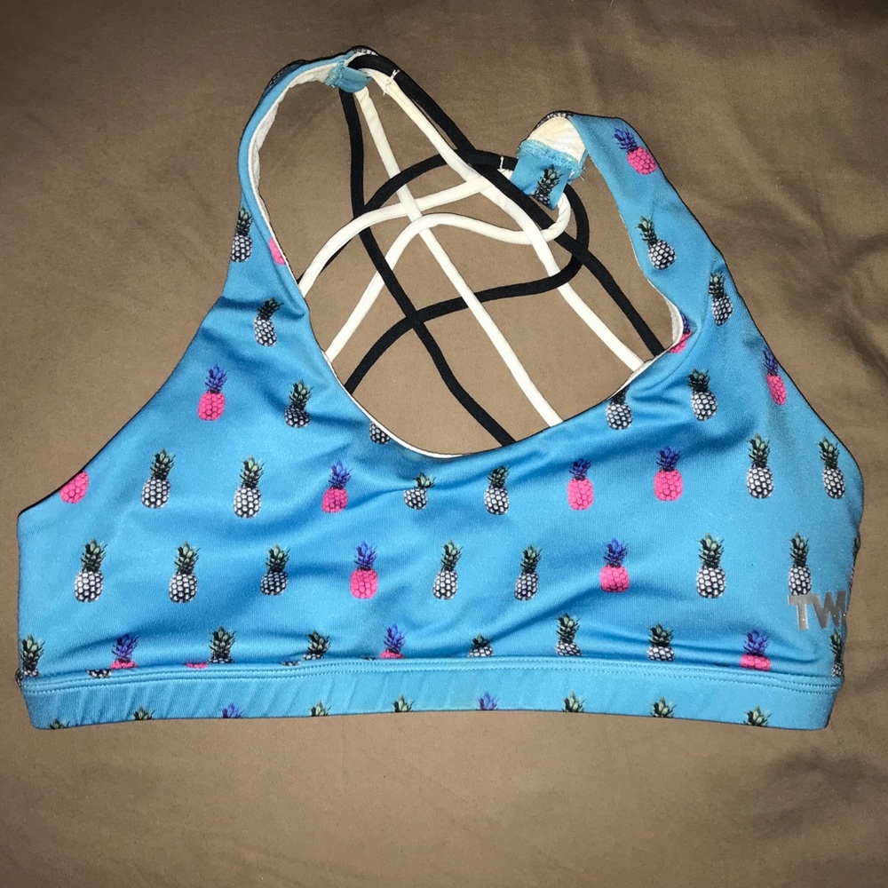 Crossfit pineapple sports bra